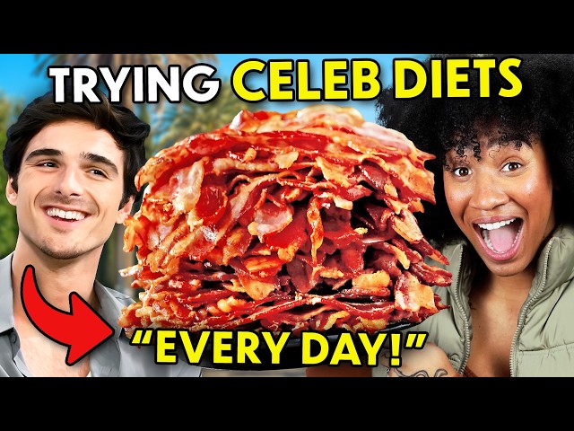 Trying The Craziest Celebrity Diets Of All Time! #2