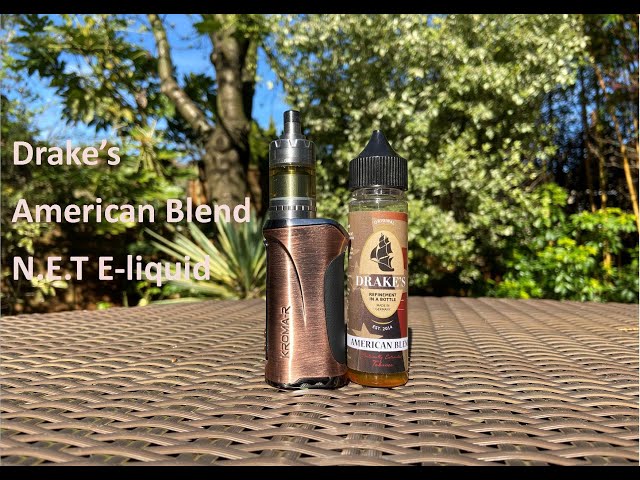 Drake’s American Blend N.E.T e-liquid review | perfect all day tobacco vape