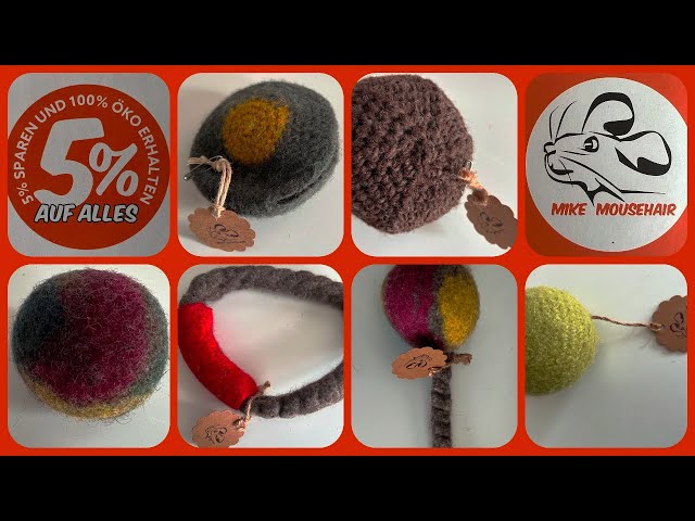 Product test: 6 felt toys for Luna by Mike Mousehair