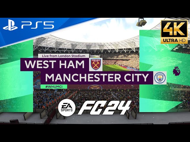 FC 24 | West Ham vs Manchester City | Premier League 2023/24 Matchday 5 - Full Match | PS5™ [4K HDR]