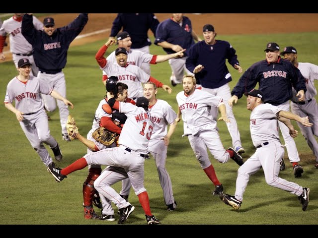 World Series 2004 Boston Vs St  Louis Highlights | End of the Curse of Babe Ruth