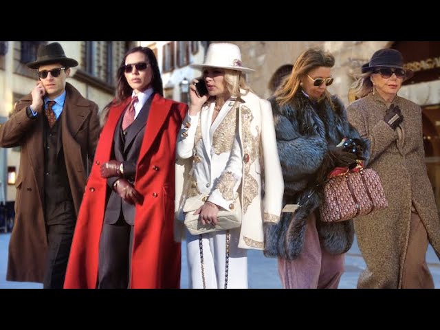 Italian Street Style🇮🇹Winter 2025 Unique Fashion:Elegant Chic Classy Outfits #vogue #vanityfair