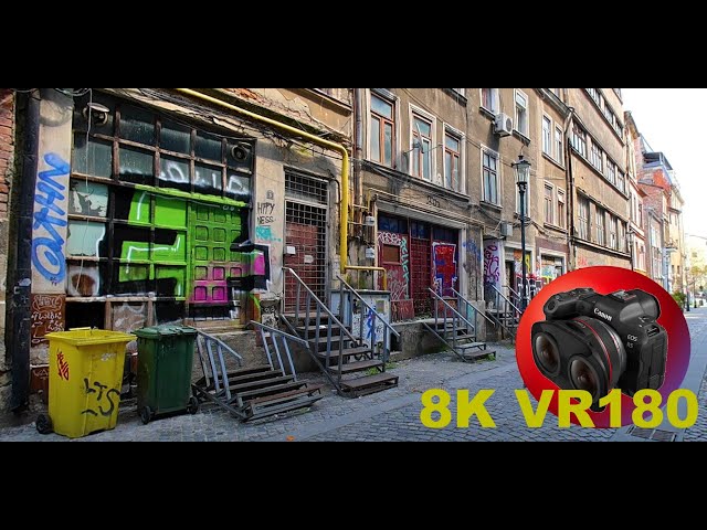 BUCHAREST GHETTO in the center of town so close to the tourist areas ROMANIA 8K 4K VR180 3D Travel