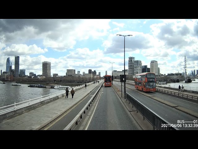 London Bus Ride | Route 1 | New Oxford Street to Canada Water Bus Station