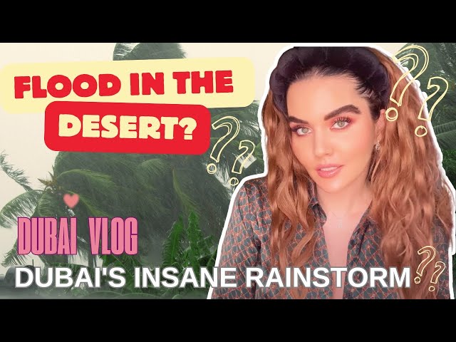 Dubai Vlog 🌆 Rain in Dubai!🌧️ Insane Rainstorm Destroys Our Home in Dubai! 😱