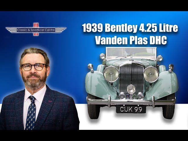 1939 Bentley 4.25 Litre Vanden Plas DHC - Geneva Show Car