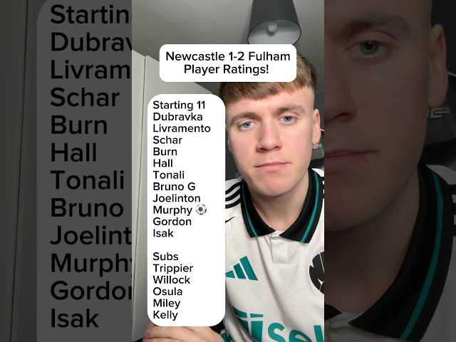 NEWCASTLE 1-2 FULHAM PLAYER RATINGS!! #NUFC #NEWCASTLE #NEWCASTLEUNITED #FULHAM #FULHAMFC