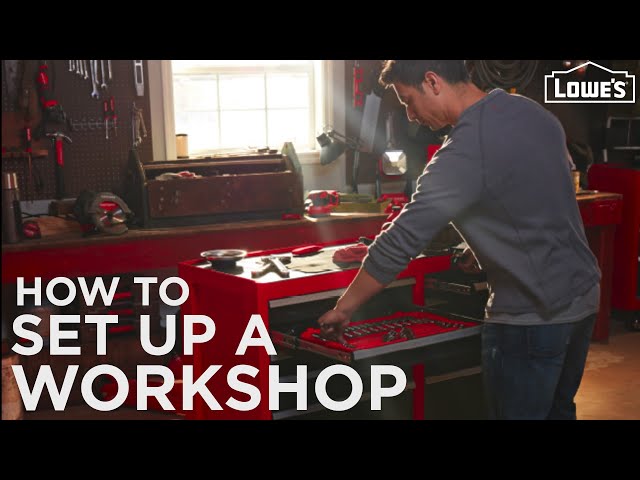 How To Set Up a Workbench | Tips for Planning a Garage Workshop