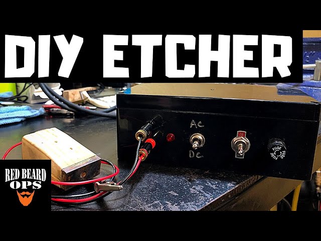 How to Build an Electro Chemical Etching Machine - Full Guide