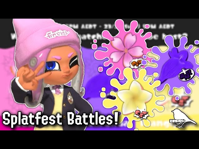 Splatoon 3 Splatfest Battles! | Sakura vs. Jacaranda vs. Frangipani (Custom Splatest) Pt. 1