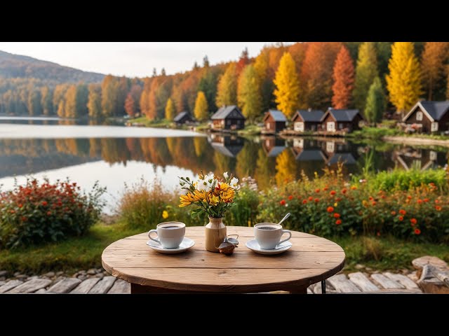 Fall Serenity: 1 Hour of Tranquil Lake Ambience | Relaxing Nature Sounds for Inner Peace