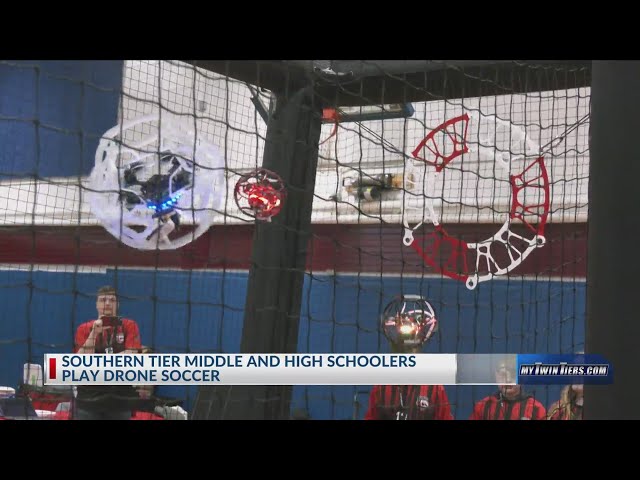 Southern Tier students compete in drone soccer