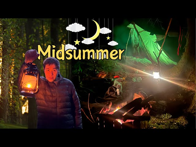 A MIDSUMMER NIGHTS WILD CAMPING - Solo Adventure