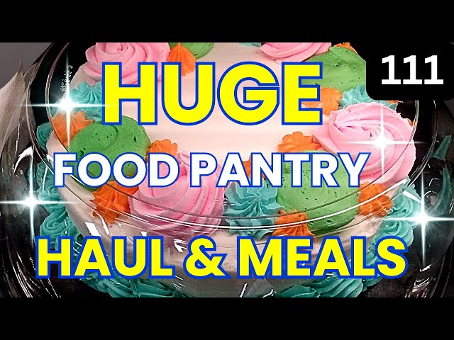 FRUGAL LIVING & Food Pantry Haul 2025 - Food Haul - FOOD BANK - Food Pantry Haul - Budget Meals