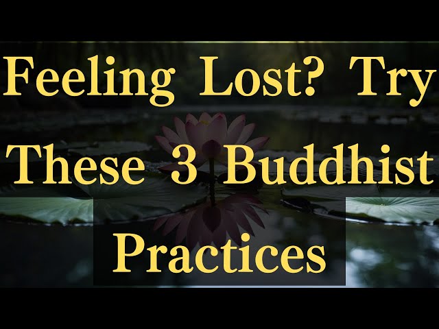 Feeling Lost? Try These 3 Buddhist Practices #yourmonkhaku #buddhism #mindfulness #spirituality