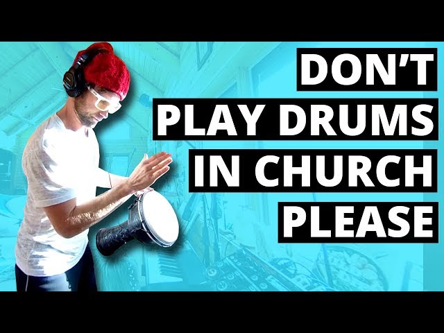 Don't play the drums in church please (360° Music Video - Live looping)