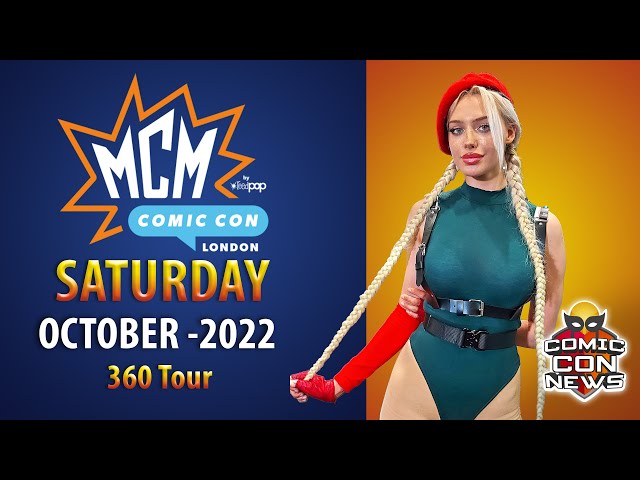 MCM London Comic Con 2022 October Saturday 360 Tour