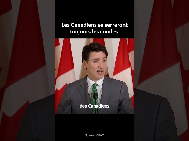 Les Canadiens se serreront toujours les coudes.