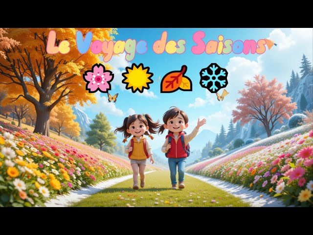 Le Voyage des Saisons 🌸☀️🍂❄️ - Chanson pour Enfants Amusante et Éducative