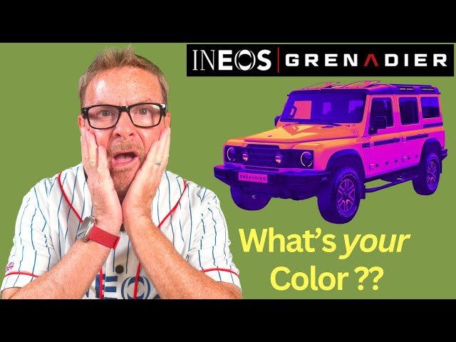 Ordering an INEOS Grenadier: The Color Dilemma!