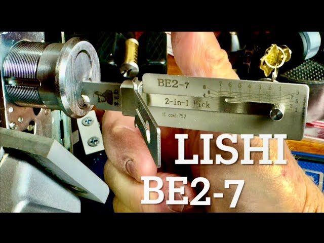 Tips on using a lishi BE2-7, 2-in-1 Lock Pick🔏