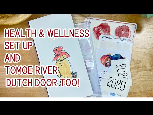 Health and Wellness Set Up in my Hobonichi Weeks & Dutch Doors On Tomoe River Paper!