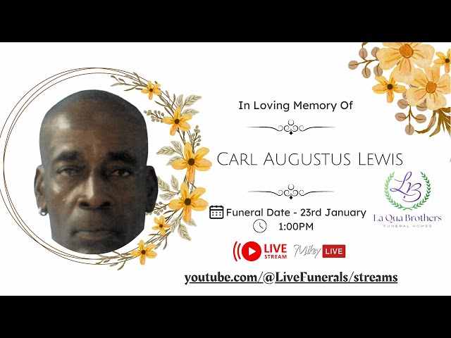 Funeral Of Carl Augustus Lewis of Radix, Mt. Parnassus, St. George