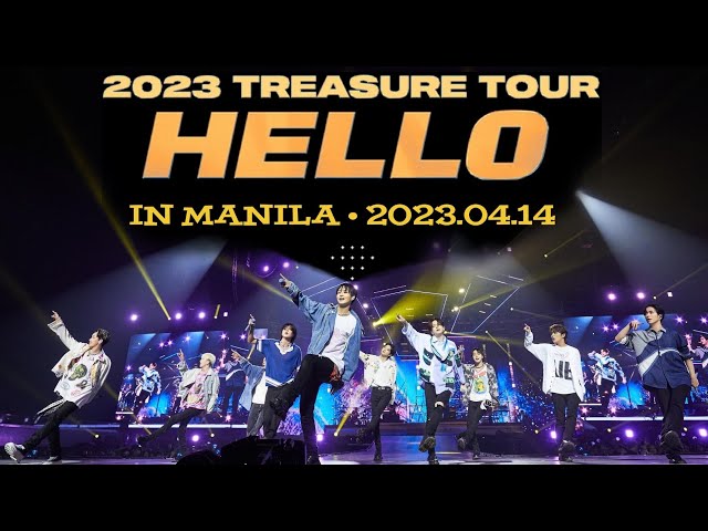 TREASURE | 2023 TOUR [HELLO] IN MANILA | FANCAM FULL CONCERT DAY 1 | 2023.04.14