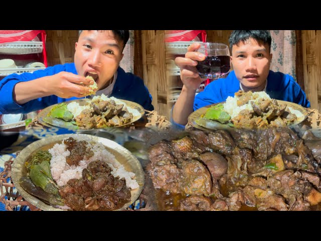 Dinner With Juicy and Tasty Duck 🦆 Meat 🤤 || Cooking and Eating Duck Meat in Village Style