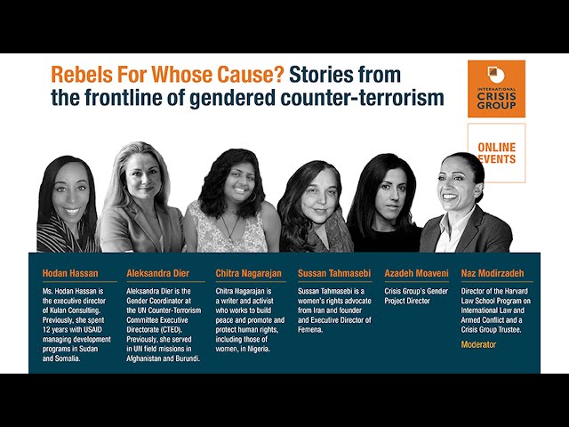 Stories from the Frontline of Gendered Counter-Terrorism (Online Event, 18th Dec 2020)