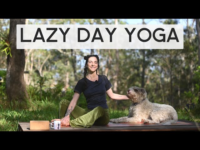 15 minute Lazy Yoga 🧘‍♀️ for when you don't feel like doing Yoga...