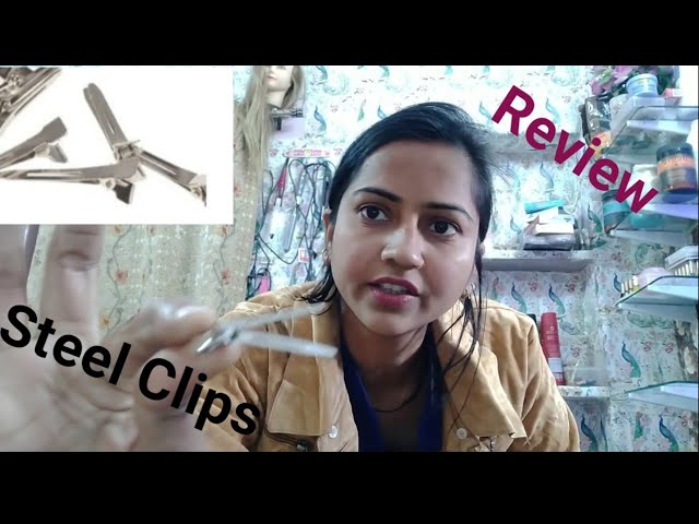 Hairstyling Steel Section Clips || Unboxing & Review (Hindi)