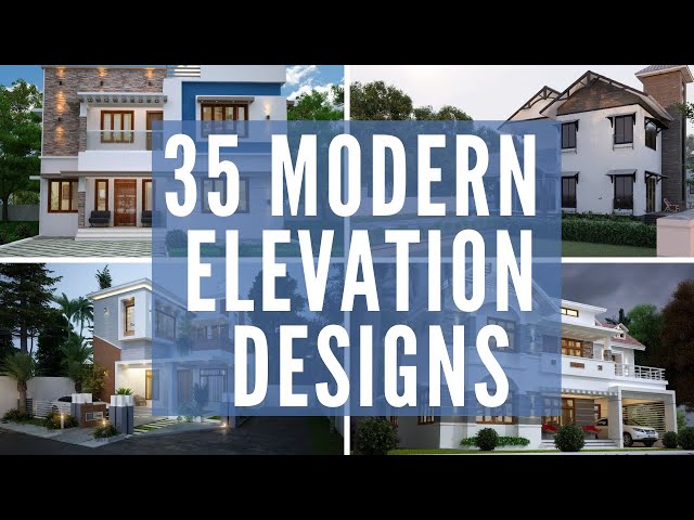 Top 35 FRONT ELEVATION designs for double storey houses 2022  | Front elevation modern homes