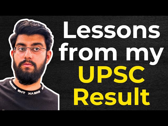 UPSC Results Declared | Lessons for all Aspirants? #upsc #upscresults #ias