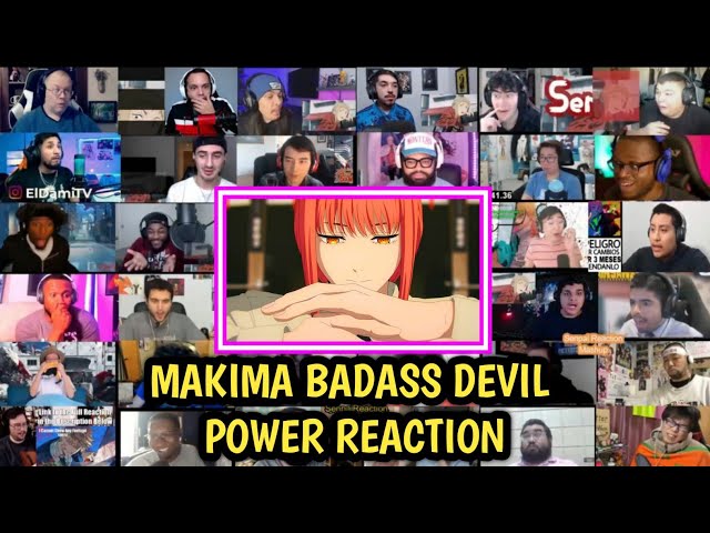 Makima DEVIL POWER Reaction | Chainsaw Man Reaction Mashup