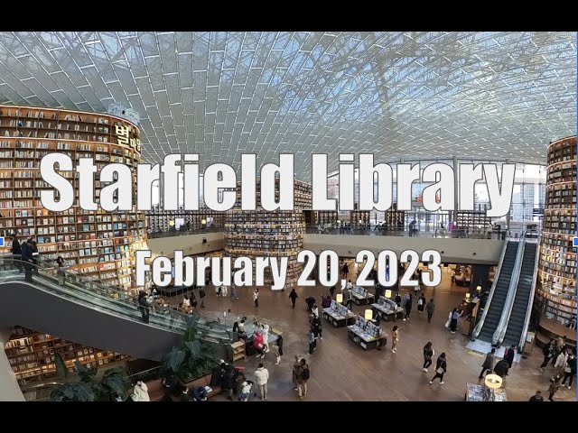 360º  VR 🔥 Starfield Library (별마당도서관) 20230220