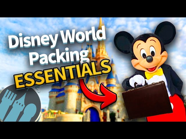 DON'T Forget to Pack These 13 Disney World Essentials