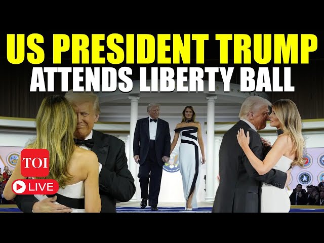 LIBERTY BALL LIVE: Trump Puts On Dancing Shoes, Melania Dazzles At 2nd US President's Ball