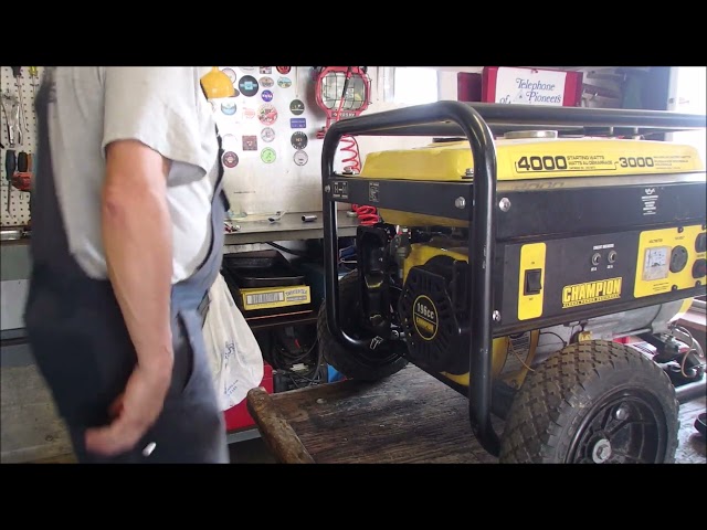 4000 Watt Champion Generator, Multiple Issues