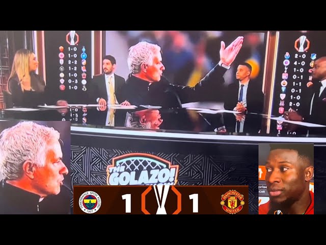 FENERBAHCE 1-1 MANCHESTER UNITED/ MOURINHO REACTS TO RED CARD,GIVES REASON WHY REF DID NOT AWARD PEN