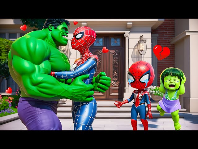 She-Hulk & Spider-Girl: Pregnant Belly Mystery in Granny's House | Funny Horror Animation