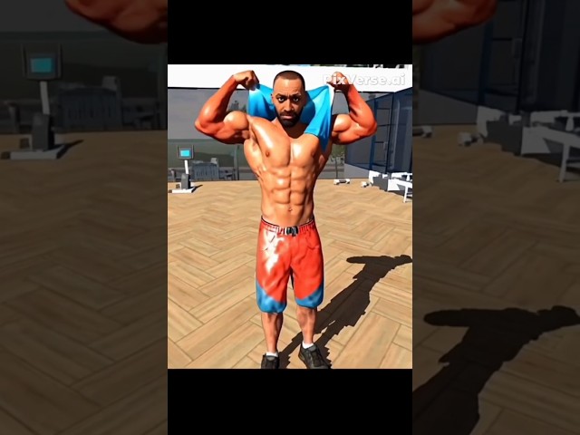 Franklin a Bodybuilder💪 in Indian bike driving 3D game #shorts​