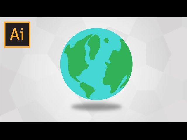 How To Draw Planet Earth In Adobe Illustrator