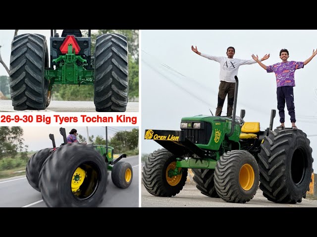 INDIA 1st JohnDeere 5050D with biggest Tyers Alliance 26.4.30 || Nishu Deshwal