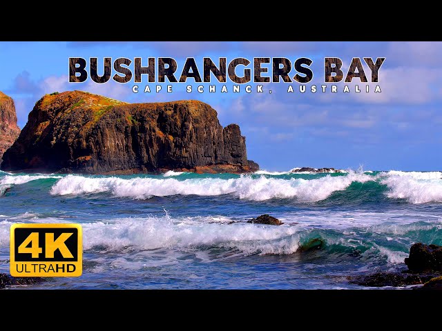 Strong surf at Bushrangers Bay, Cape Schanck, Victoria, Australia. 8 hours of oceanic views