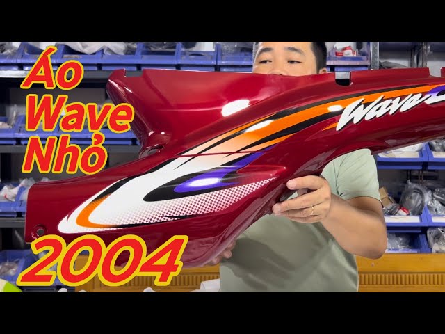 Dàn áo wave alpha đỏ đô 2004 ( lốc trắng ) | phụ tùng honda chính hãng