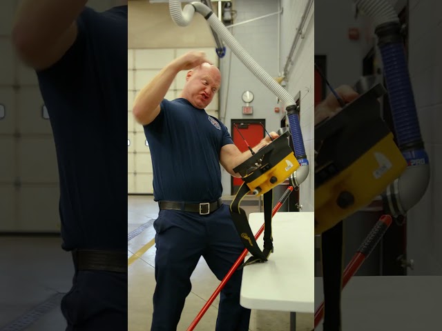 Just when we thought firefighting couldn't get any cooler! #remote #robot #firefighting