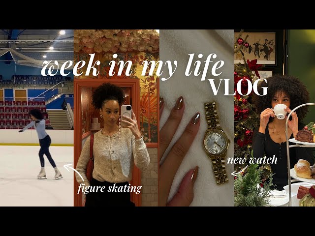 VLOG| Becoming a figure skater, high tea, cooking, podcast recording, fellowship & more