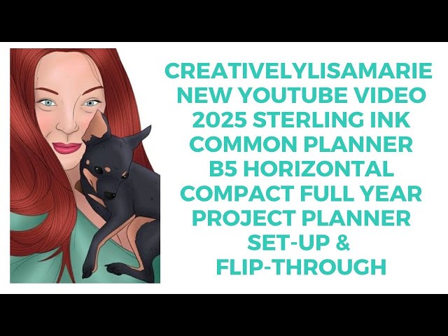 2025 @SterlingInk B5 Horizontal Compact Full Year | Project Planner | Set-up & Flip-through