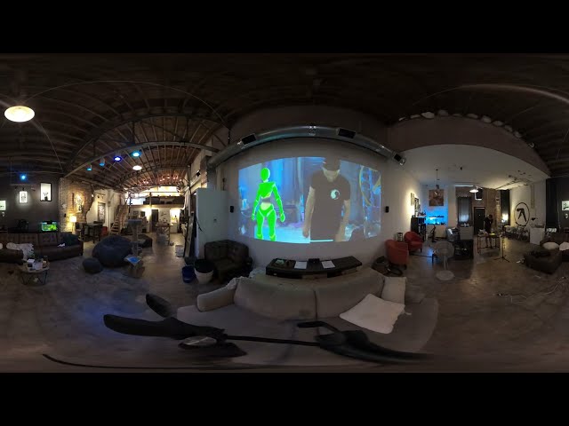 360 Unity3D AR + AppleTV + Projector + Ableton original live score